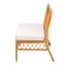Bali & Pari Capella Modern Bohemian Honey Rattan Dining Bench 243-13424-ZORO - alternate 6
